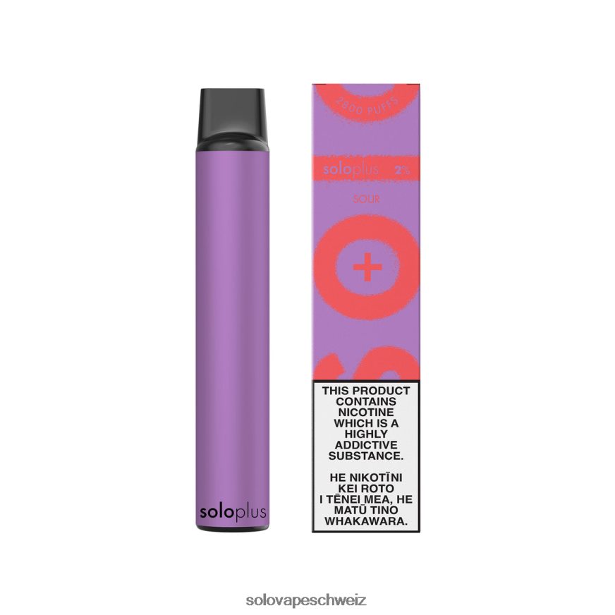 sauer Solo Plus Einweg-Vapor VXT6N225 | Solo Disposable Vape